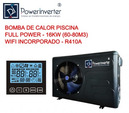 BOMBA DE CALOR PISCINA 16KW - WIFI 
